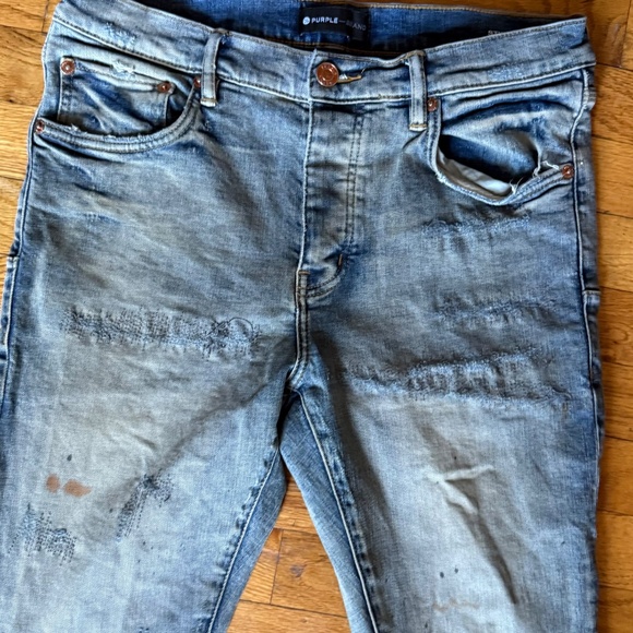 PURPLE JEANS SLIM P001 light wash - Picture 3 of 4